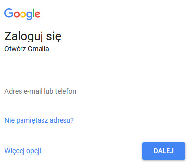 Poczta Gmail logowanie