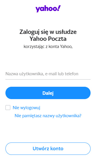 Poczta Yahoo